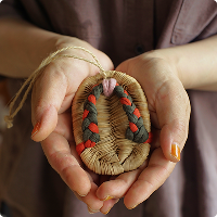 日光下駄の草履編み体験